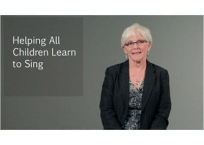 Helping Children Learn to Sing with Activities